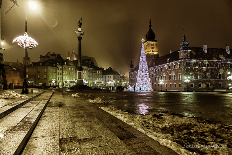 Warszawa nocą | fotograf ślubny