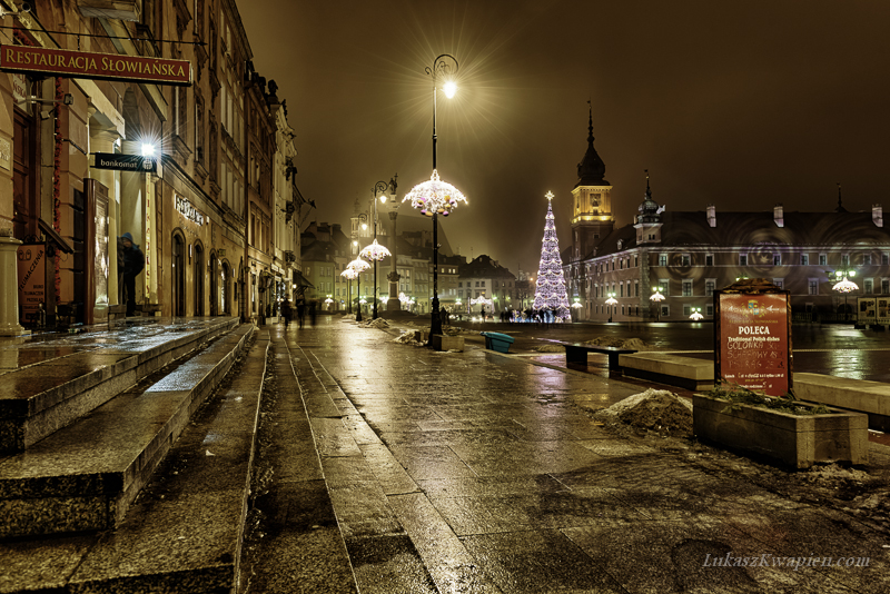 Warszawa nocą | fotograf ślubny