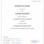 Europejska Akademia Fotografii dyplom - Fotografia komercyjna